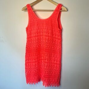 Crocheted lined dress size 8
